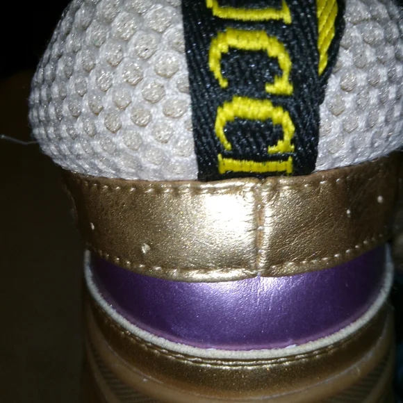 GUCCI FLASHTREK METALLIC LEATHER SNEAKERS COPPER MUTI COLOR - Picture 10 of 11